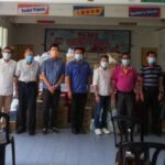 淡属海南会馆及商民合捐·防疫用品赠9华校